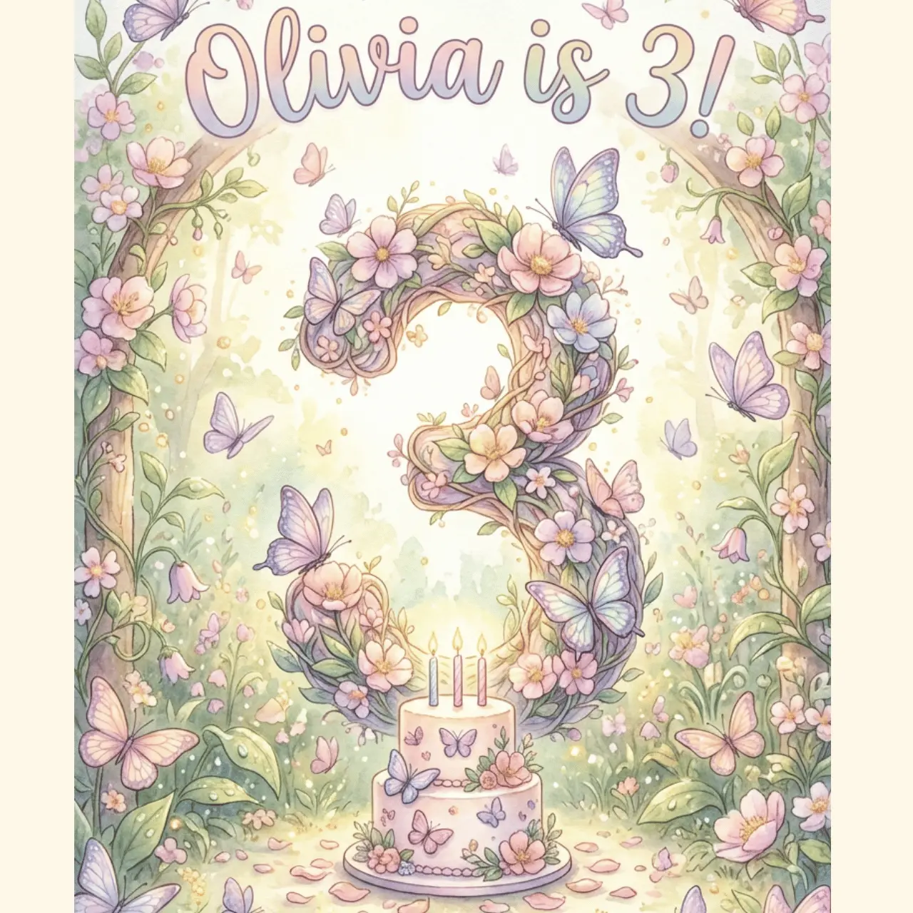 Kids birthday invitations example with playful illustration and clearly organized party details